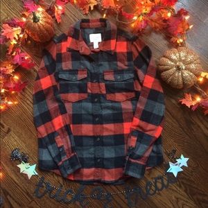 Red & gray flannel